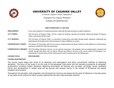 ucv tuguegarao courses offered